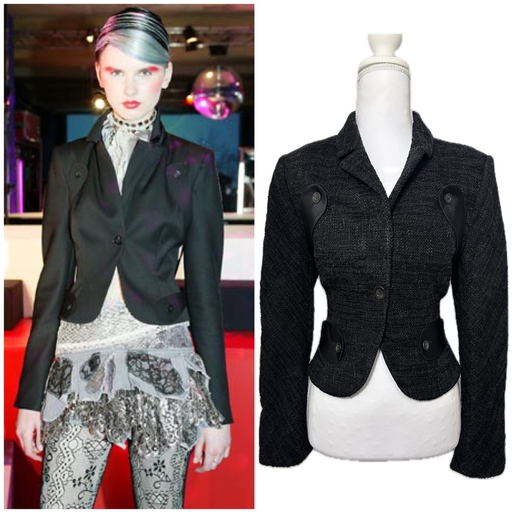 Christian Lacroix Black Fitted Blazer